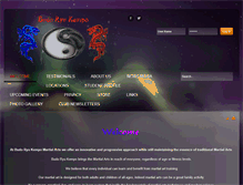 Tablet Screenshot of budo.com.au